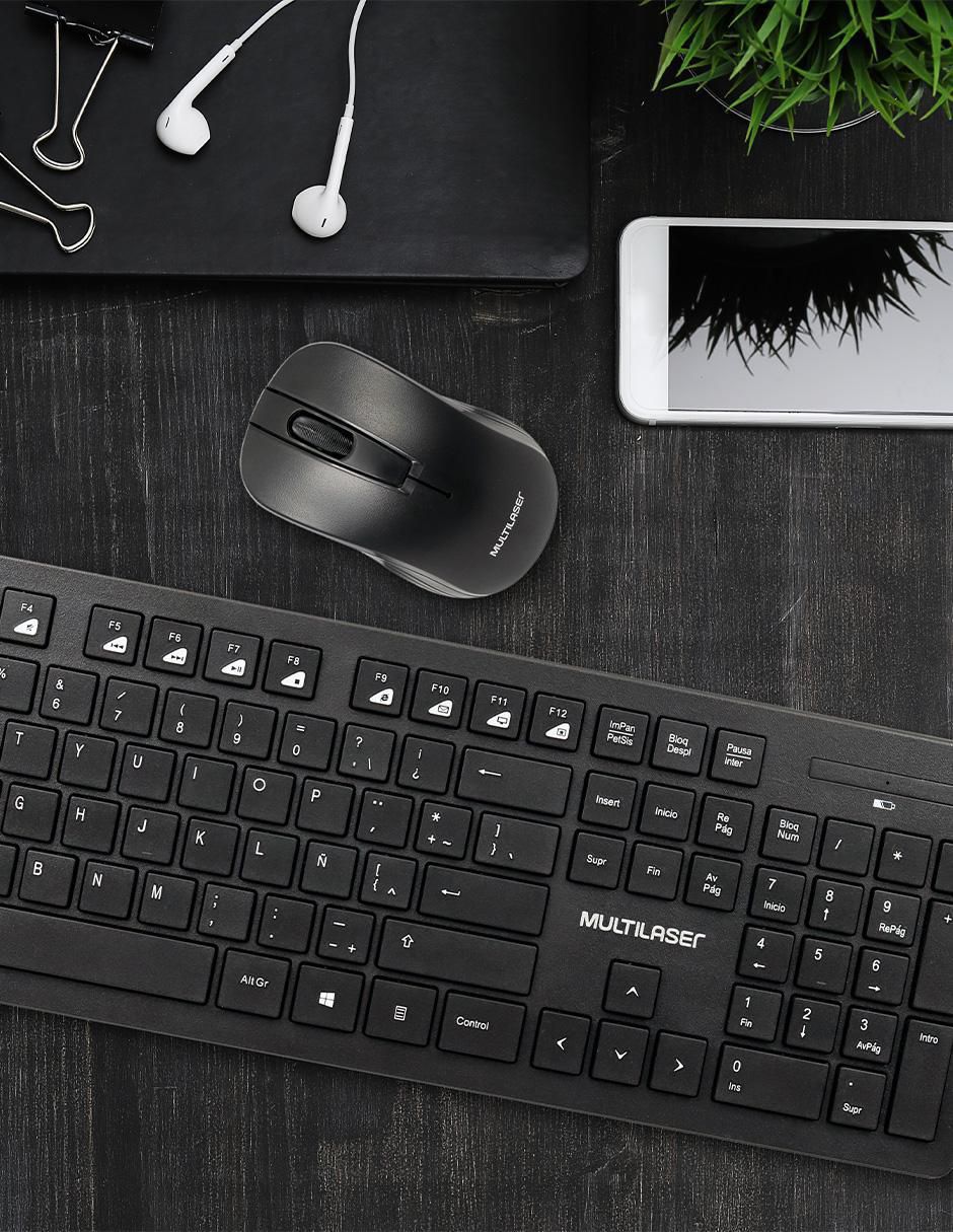 Mouse y Teclado Inalámbrico Slim TC502 4