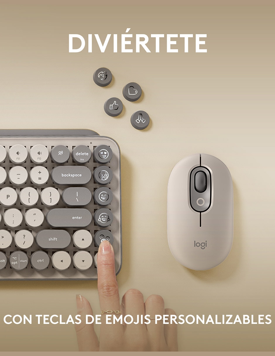 Teclado conexión inalámbrica POP Keys 7