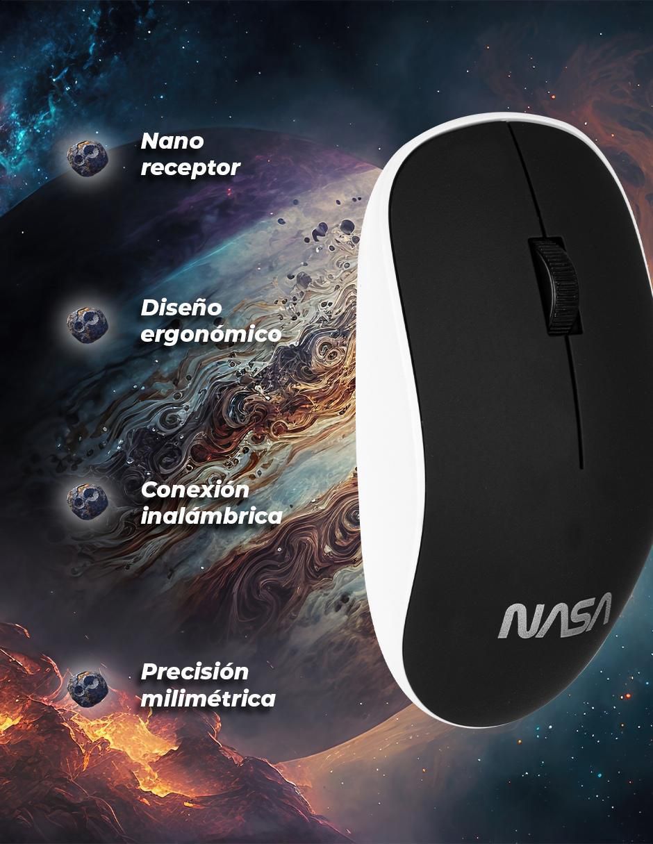 Mouse inalámbrico Nasa 3600 DPI 7