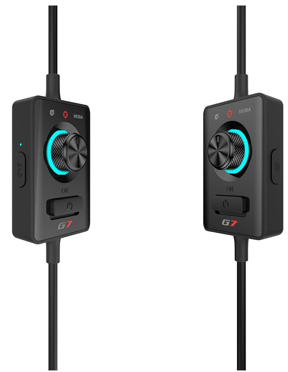 Audífonos gamer Over-Ear G7  alámbricos con cancelación de ruido 6