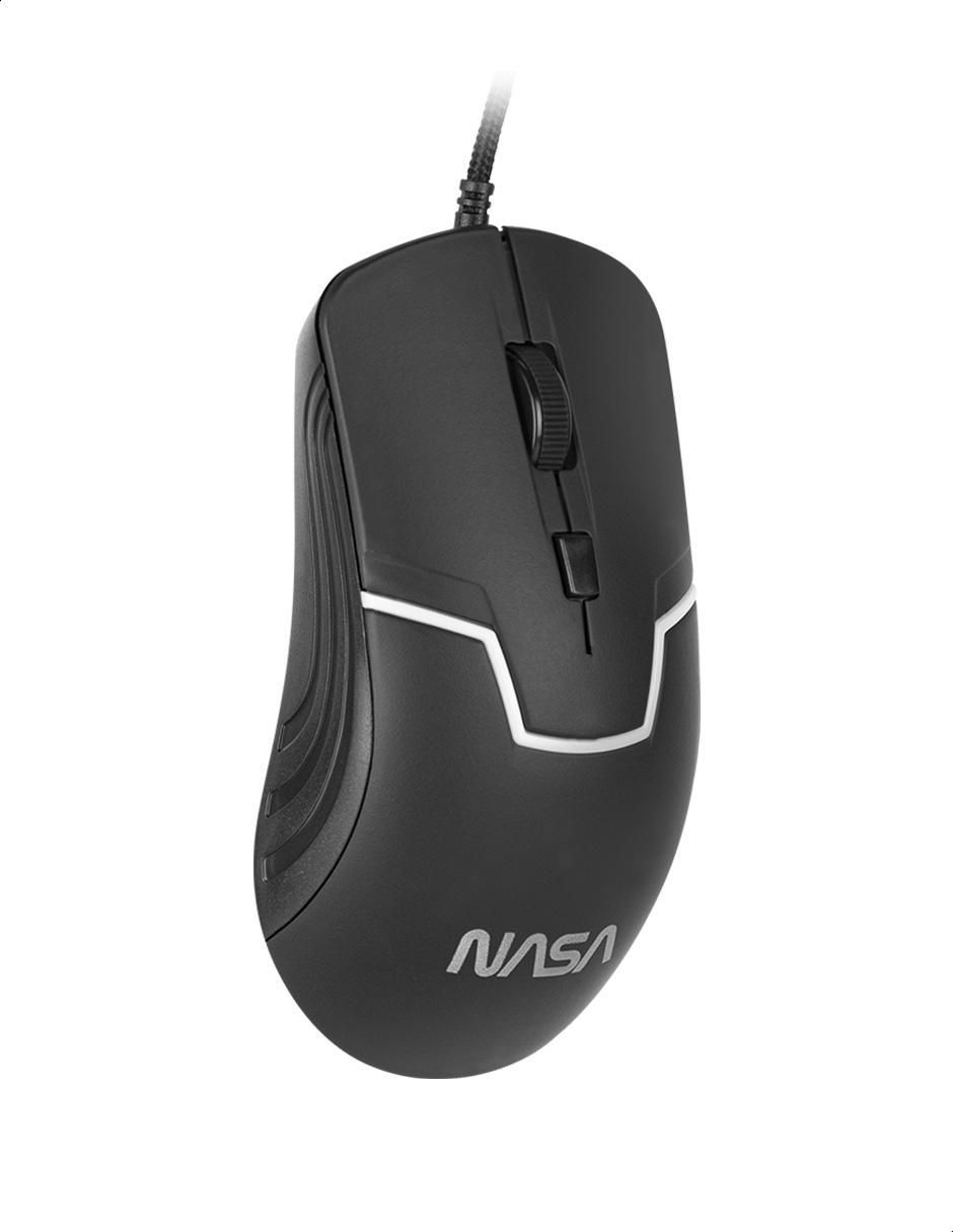 Mouse gamer alámbrico Nasa RGB 3