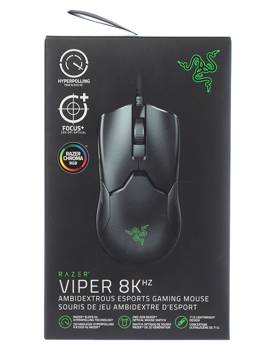 Mouse Gamer alámbrico viper 8khz Rz01-03580100-r3u1 6