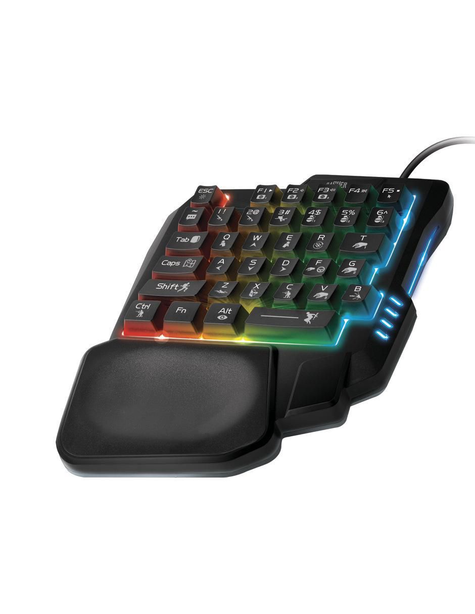 Teclado gamer conexión alámbrica BASH-1001