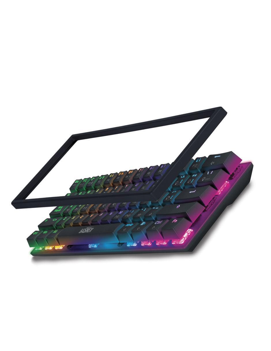 Teclado gamer conexión alámbrica BASH-1002 2