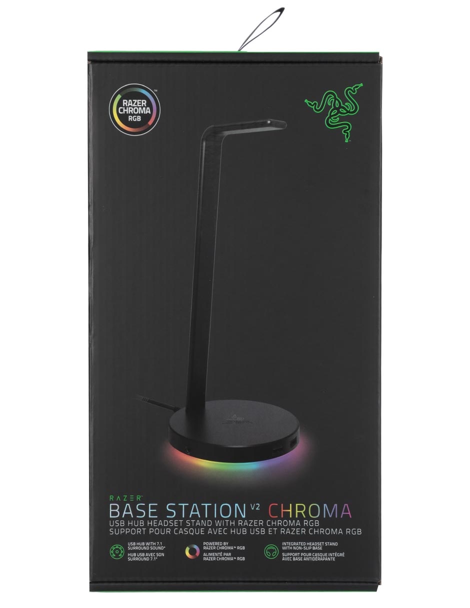 SOPORTE P/AUDÍFONOS GAMER RAZER, NEGROE