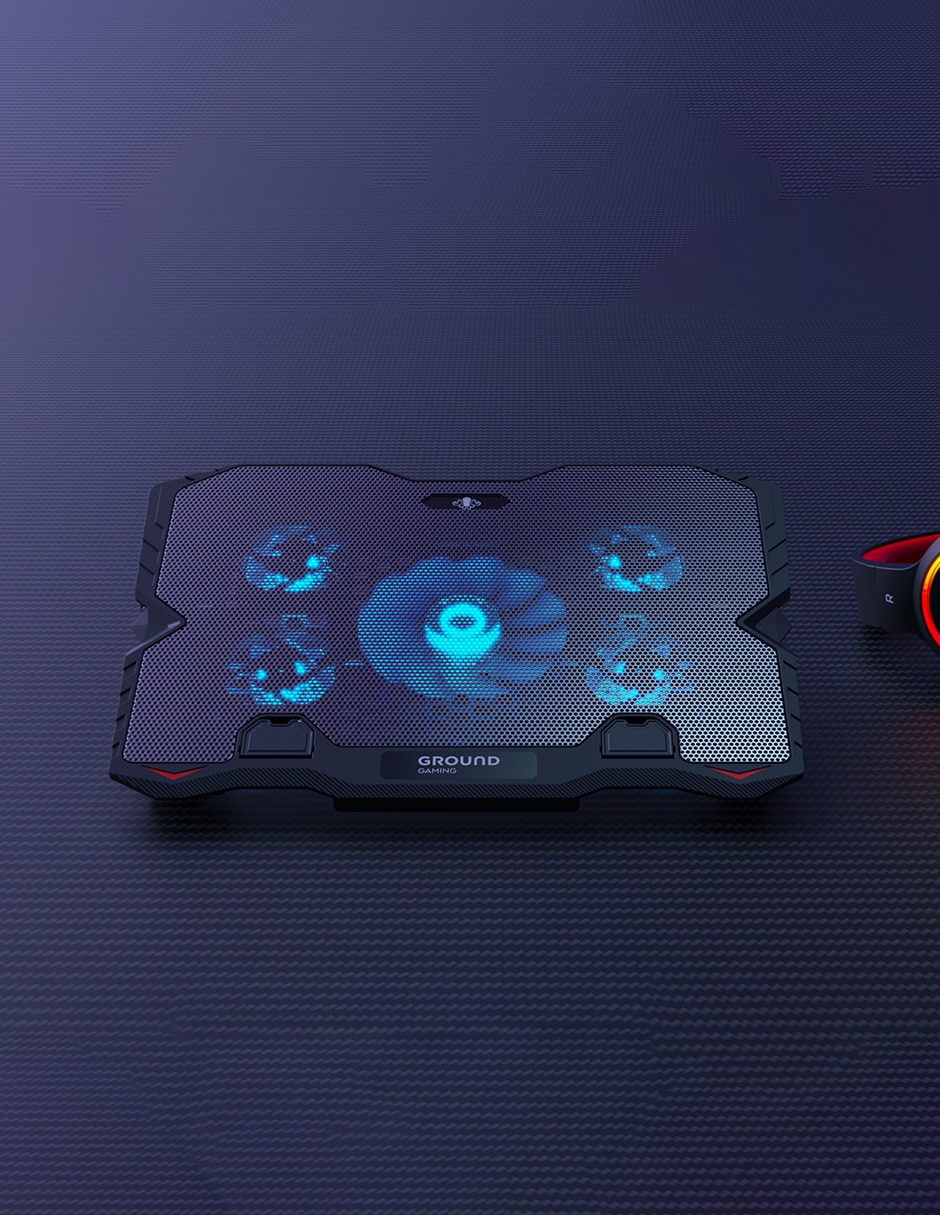 Base con ventilador para laptop ajustable 9