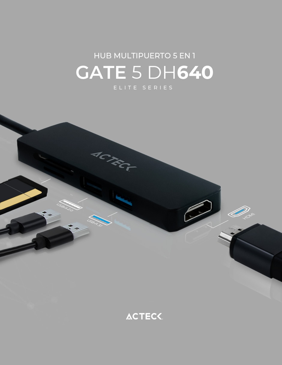Hub Gate 5 de 5 contactos 7