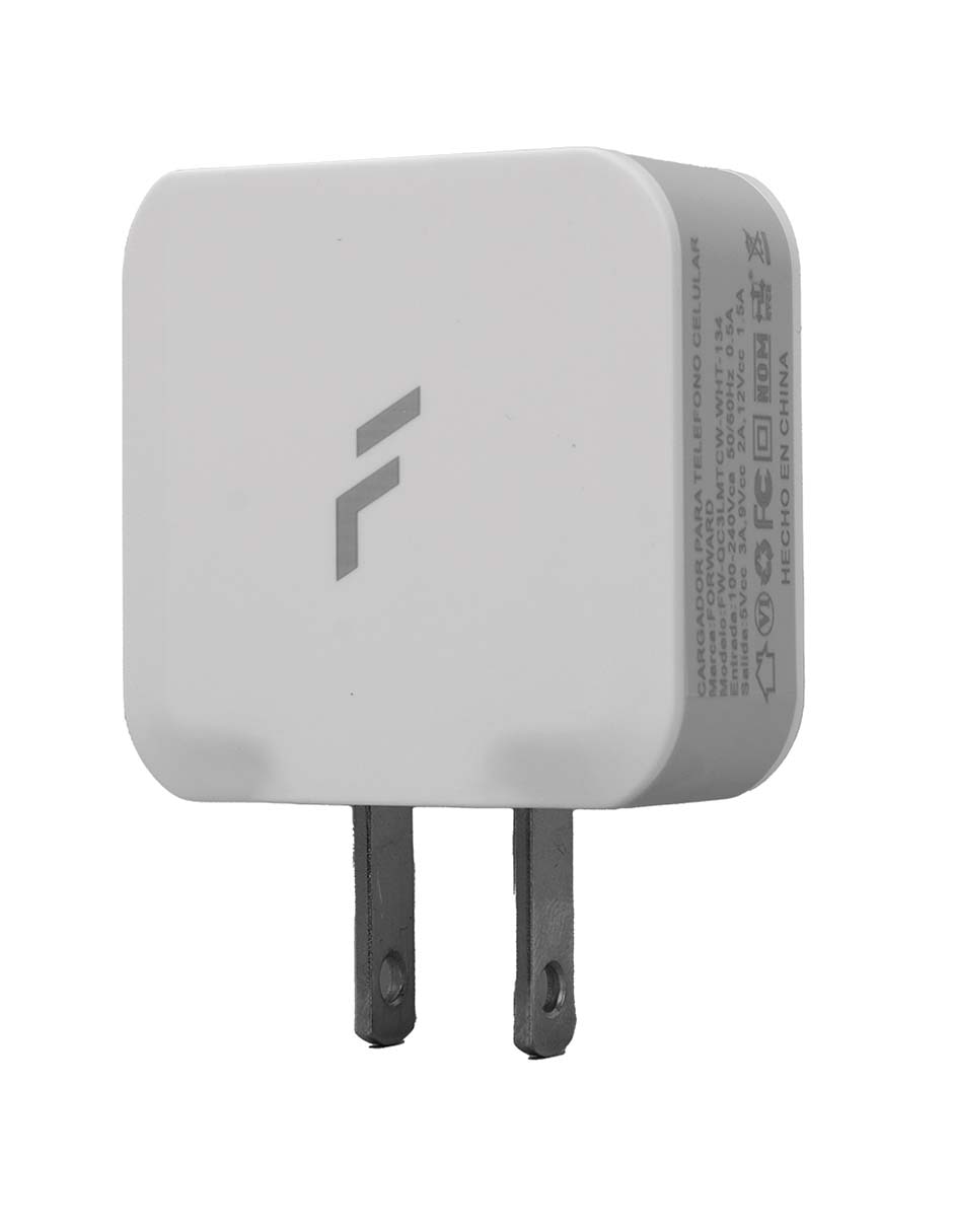 Adaptador de corriente Lightning + Micro-USB + USB + USB tipo C