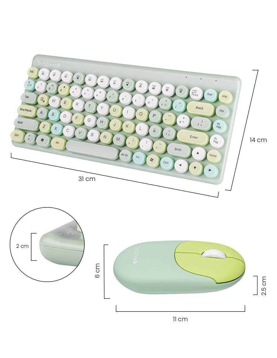 Mouse y Teclado Colors 7