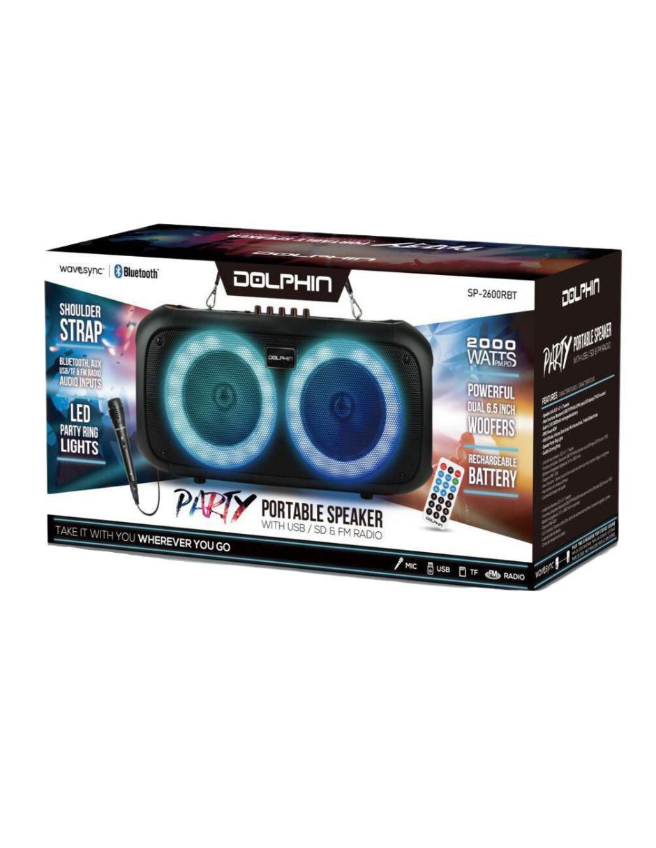 Bocina recargable SP-2600RBT bluetooth 2