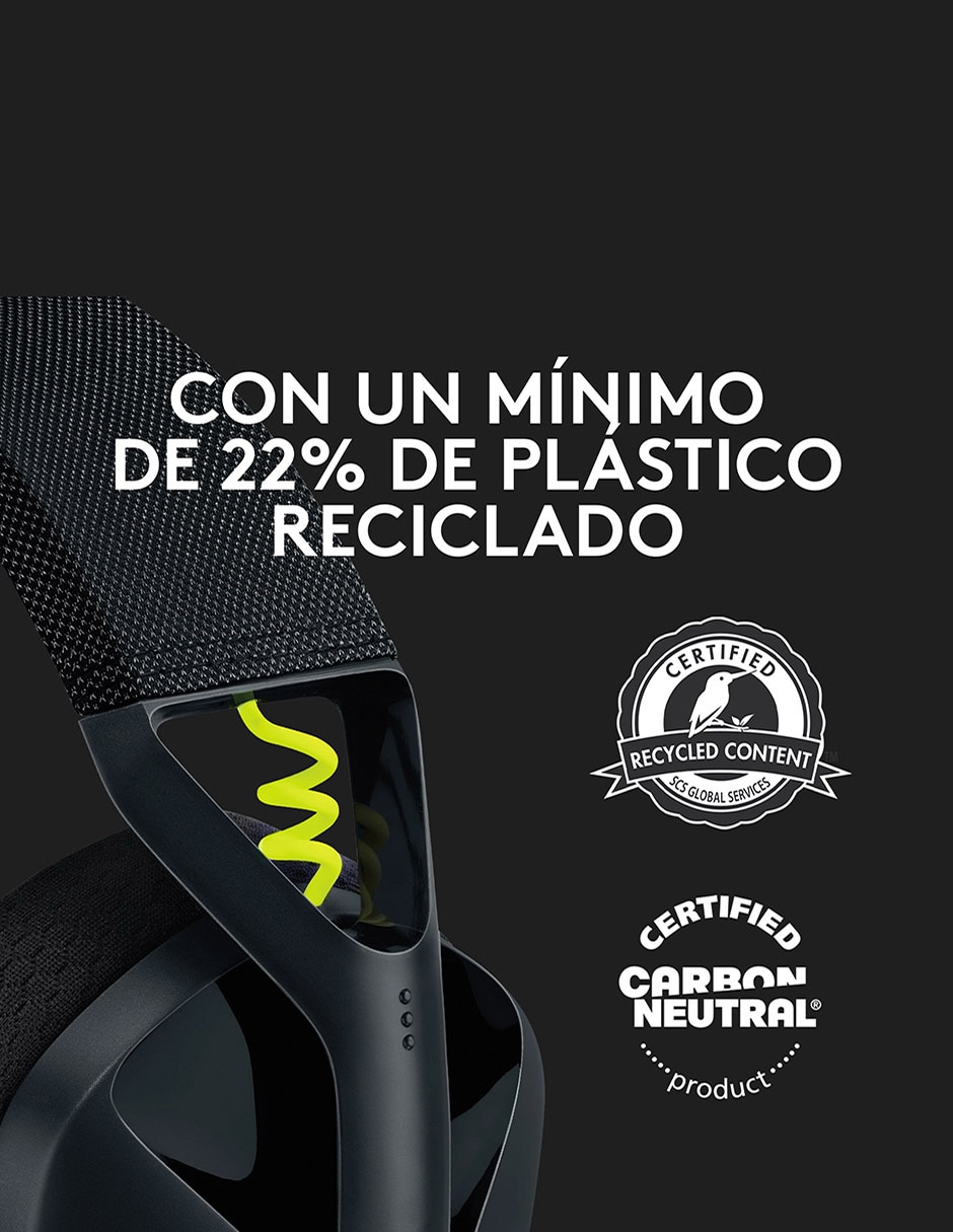 Audífonos gamer Over-Ear Headset Logitech G435 inalámbricos con cancelación de ruido 2