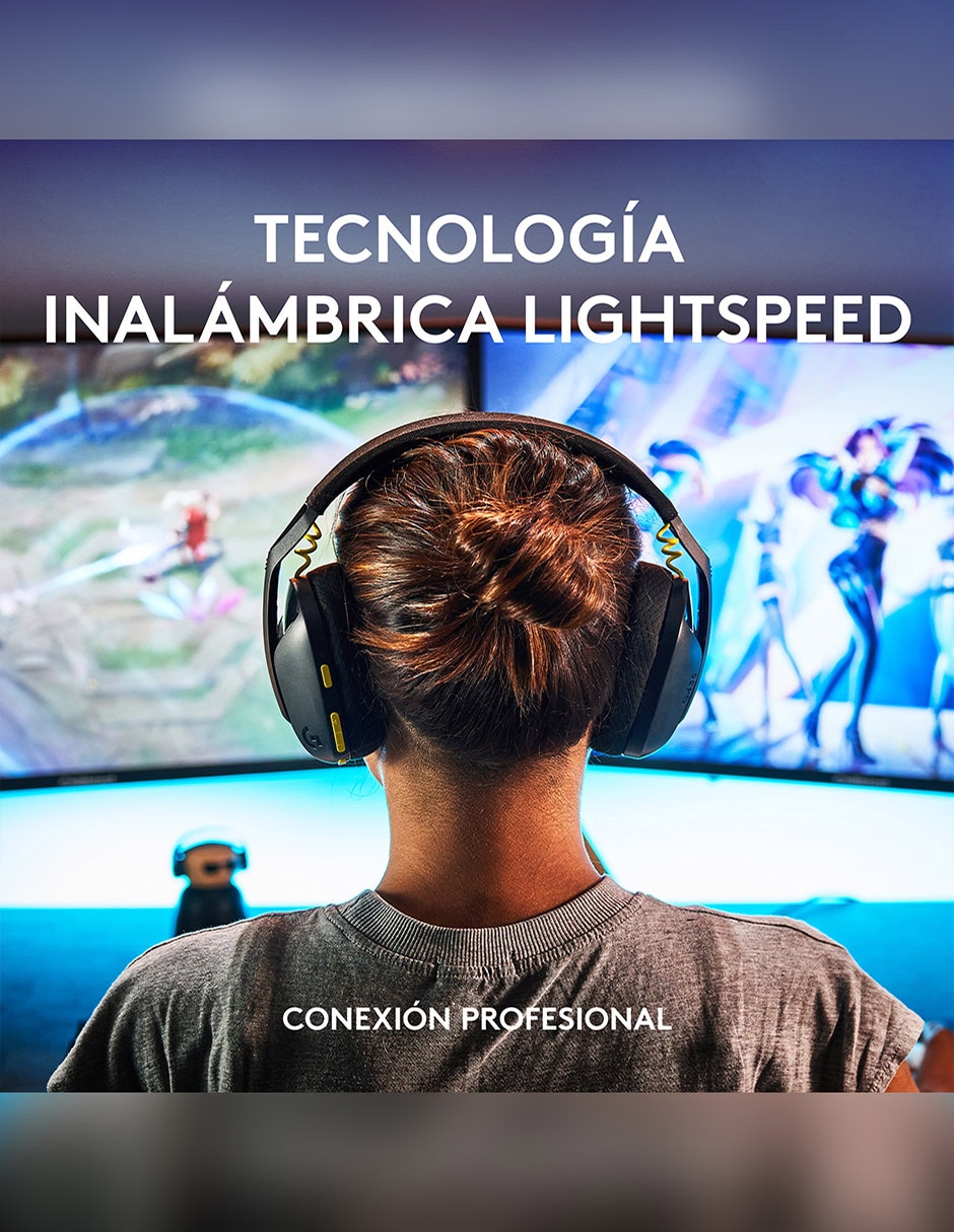 Audífonos gamer Over-Ear Headset Logitech G435 inalámbricos con cancelación de ruido 3