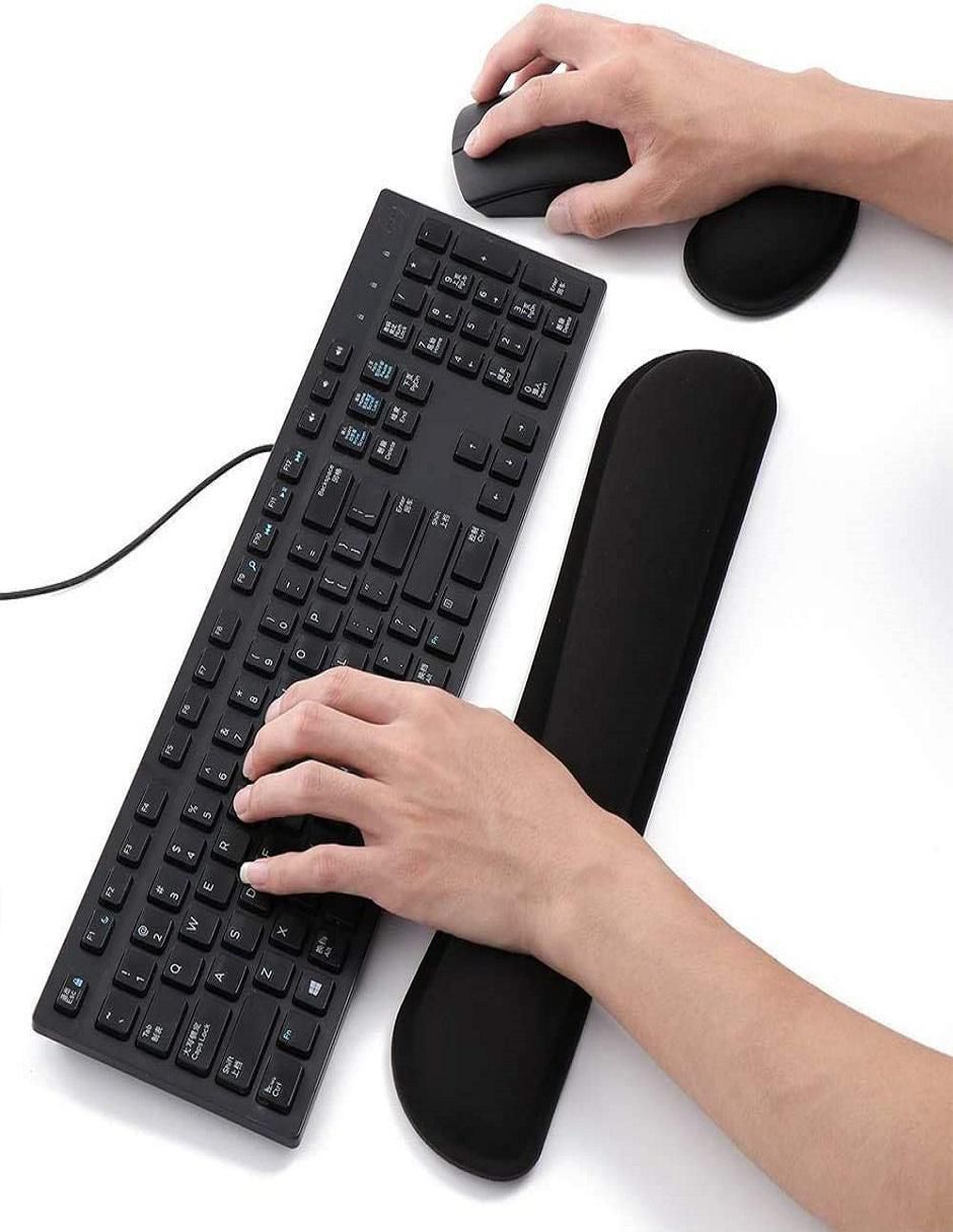 Set Mouse Pad con apoyo para muñeca antideslizante 3