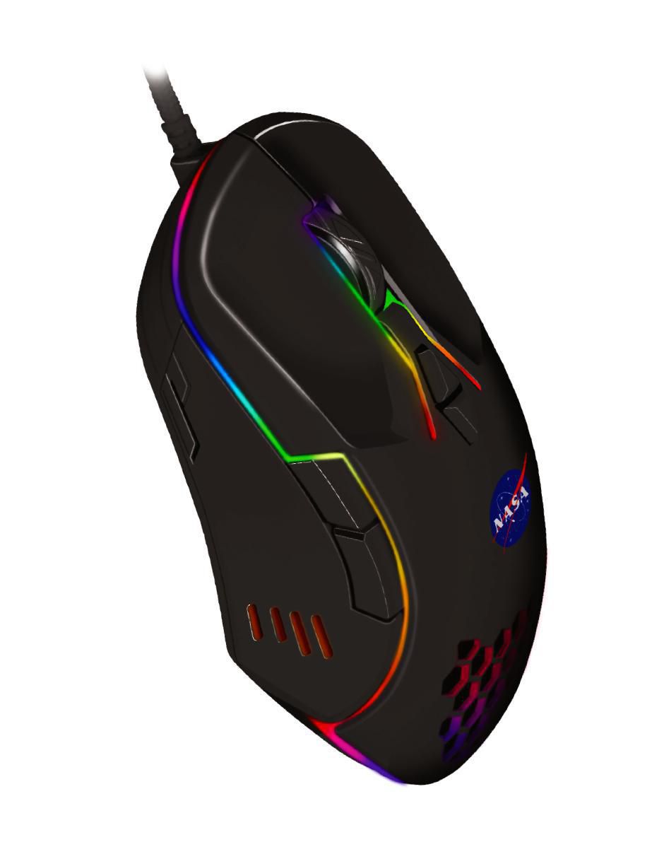 Mouse Gamer Alámbrico Gamer RGB NASA 5