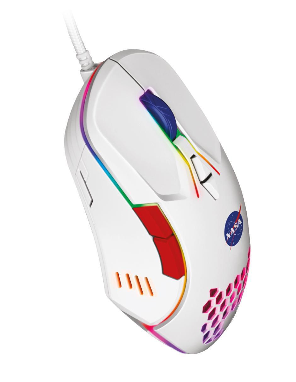 Mouse Gamer Alámbrico Gamer RGB NASA 5