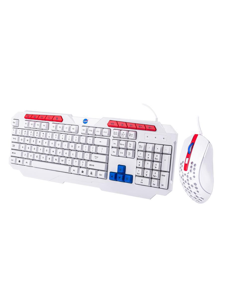 Mouse y Teclado Gamer RGB NASA 4