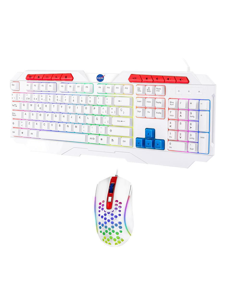 Mouse y Teclado Gamer RGB NASA 6