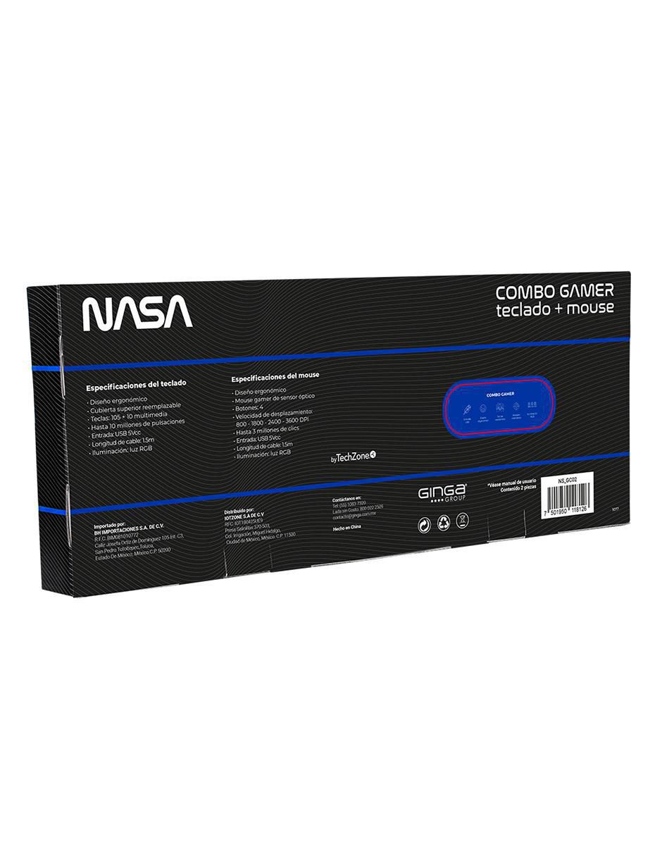 Mouse y Teclado Gamer RGB NASA 6