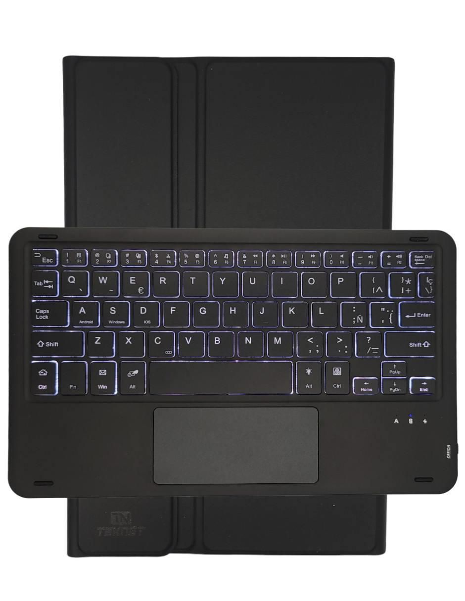Funda con teclado para Tablet Teknet para Samsung Galaxy Tab S8, S7 de 11  pulgadas