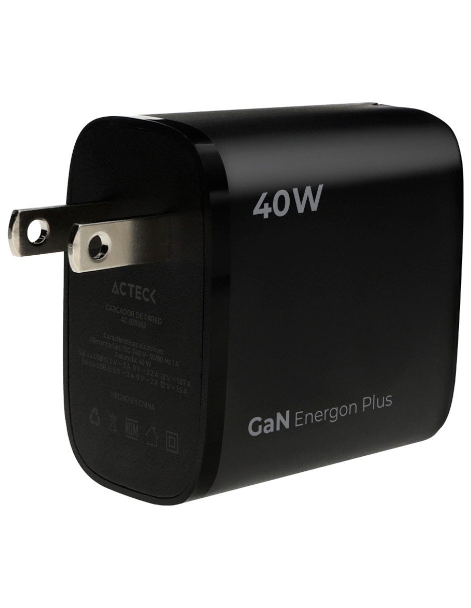 Cargador pared USB tipo A + USB tipo C 5