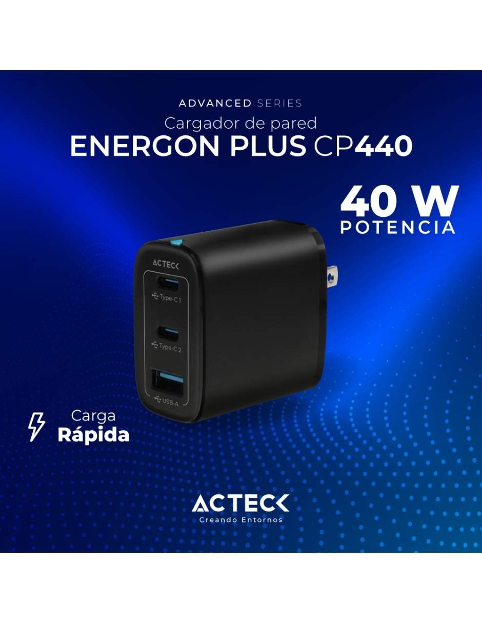 Cargador pared USB tipo A + USB tipo C 6