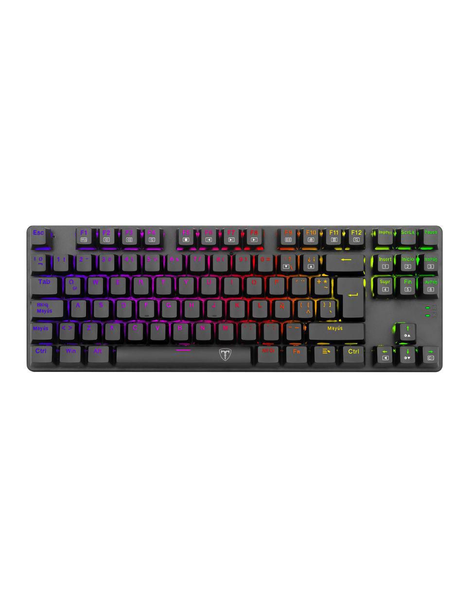 Teclado gamer conexión inalámbrica Bora T-TGK315-RD-SP