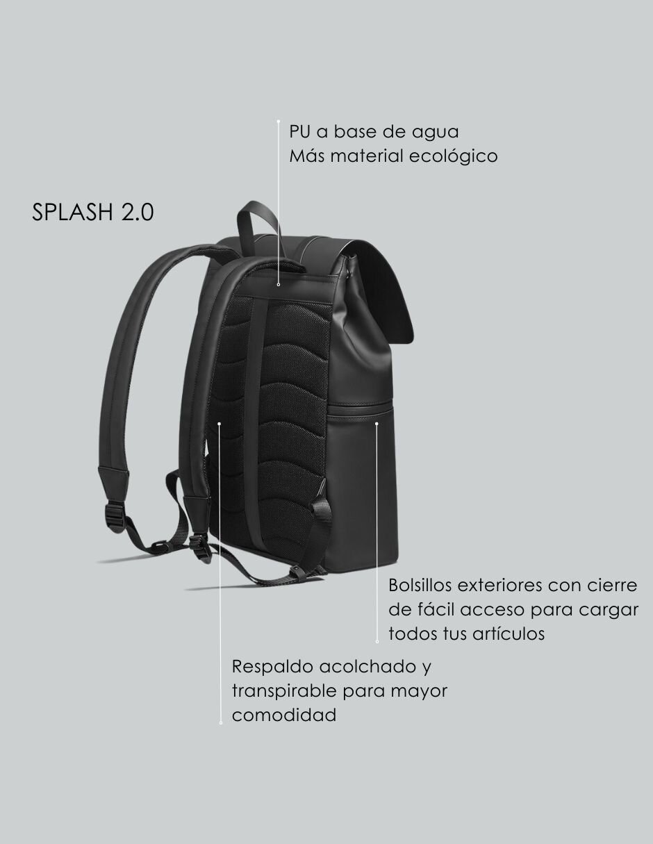 Mochila casual impermeable unisex 12