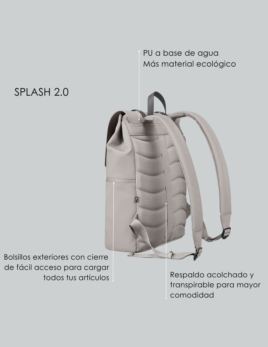 Mochila casual impermeable unisex 8