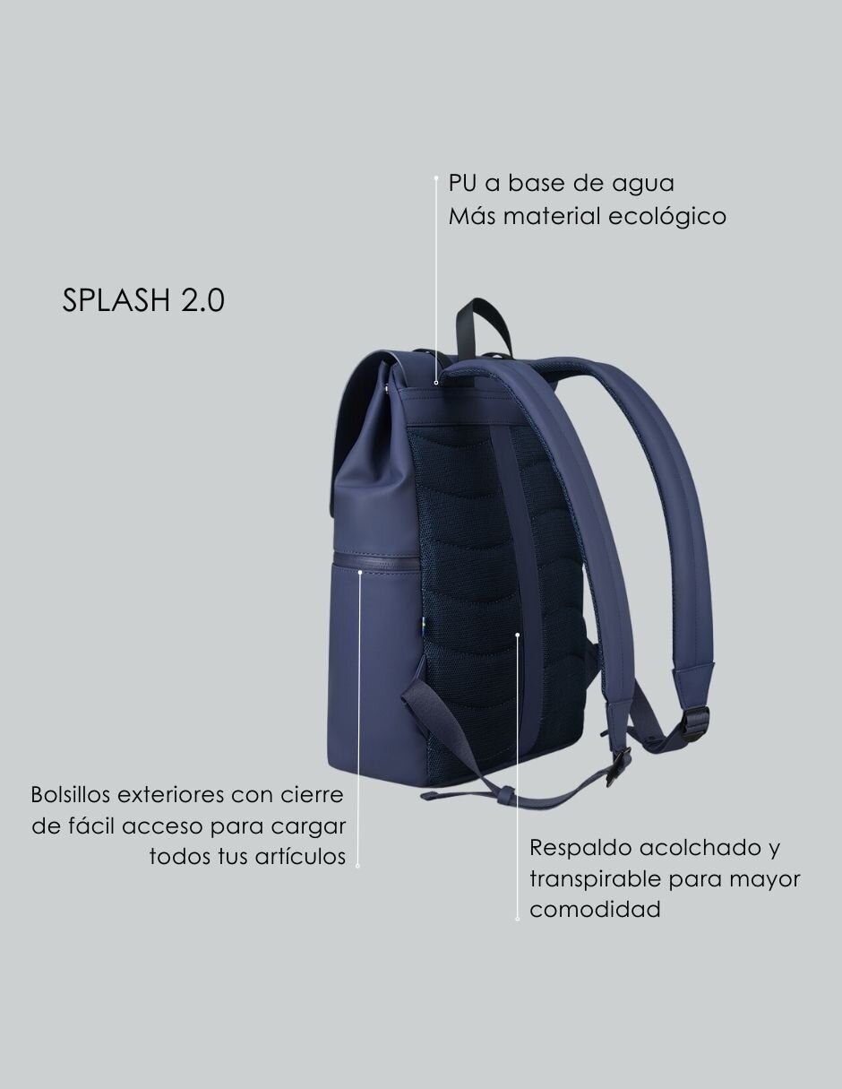 Mochila casual impermeable unisex 8