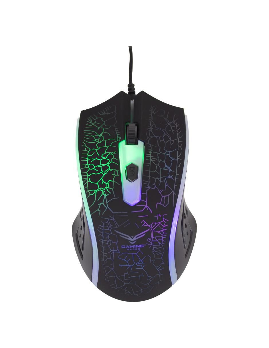 Mouse Gamer Alámbrico NA-0955 + Mousepad 2