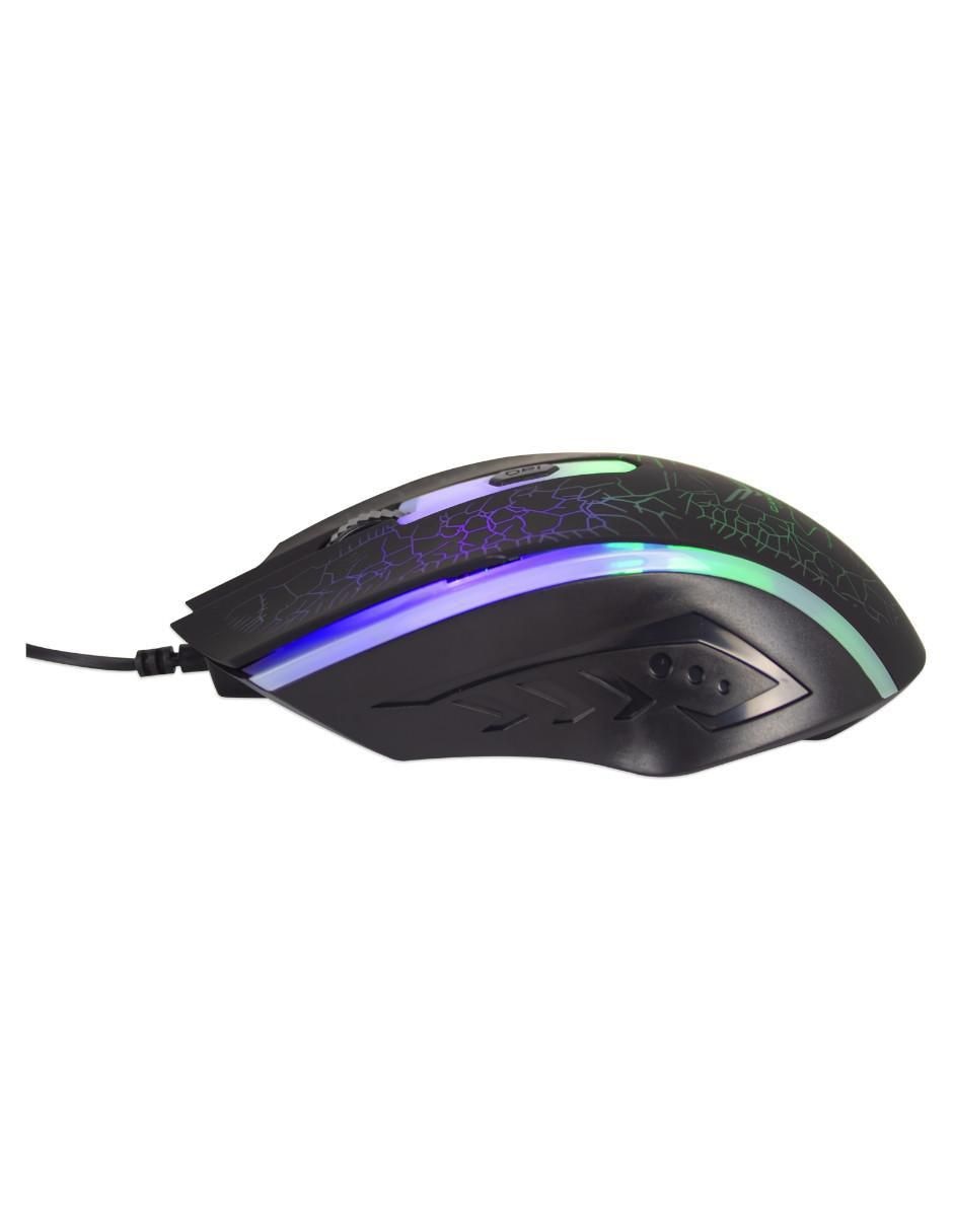 Mouse Gamer Alámbrico NA-0955 + Mousepad 4