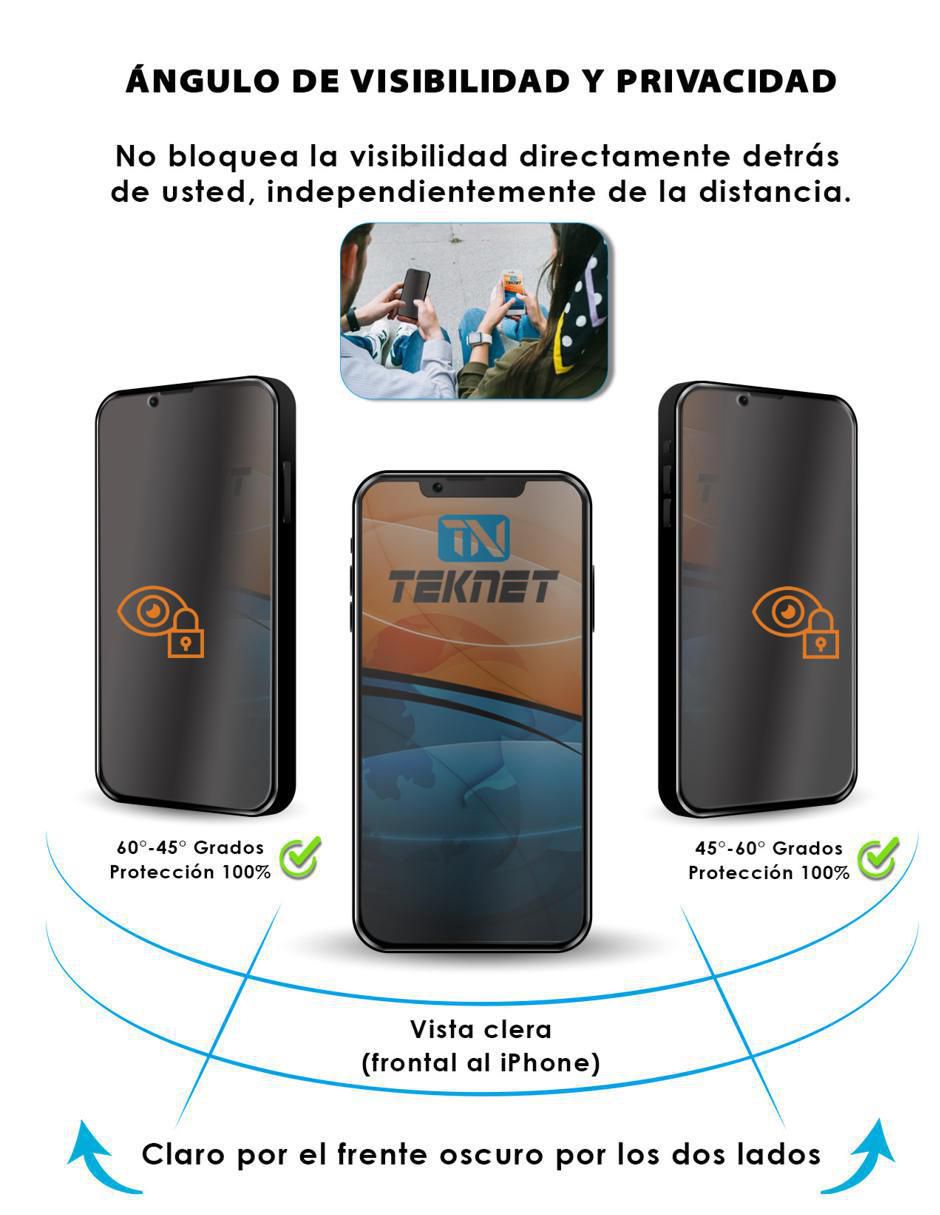 Mica Celular iPhone 14 Plus y iPhone 13 Pro Max de cristal templado 4