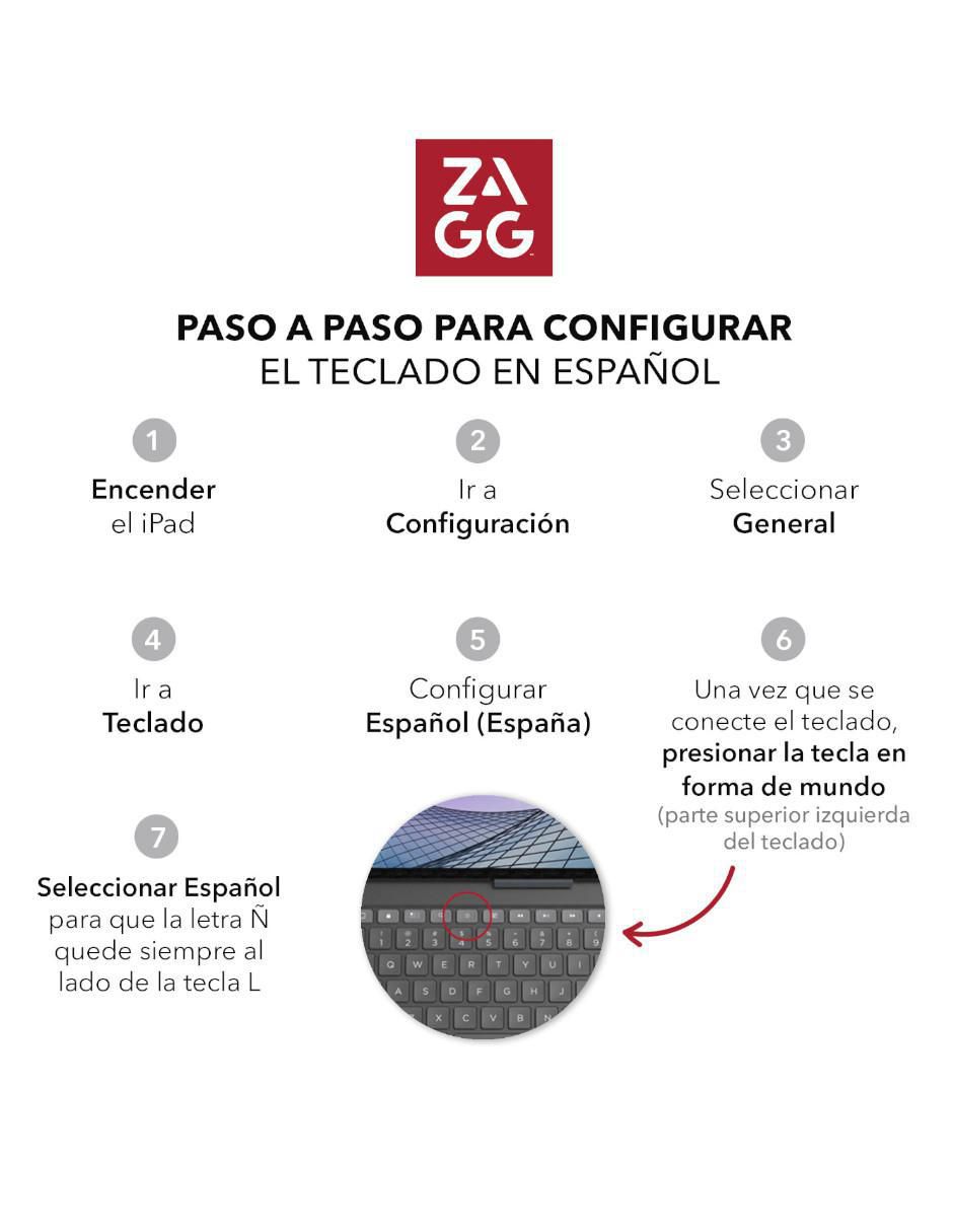 Funda con teclado para tablet iPad 10.9 10a generación y iPad 11 pulgadas (a16) 6