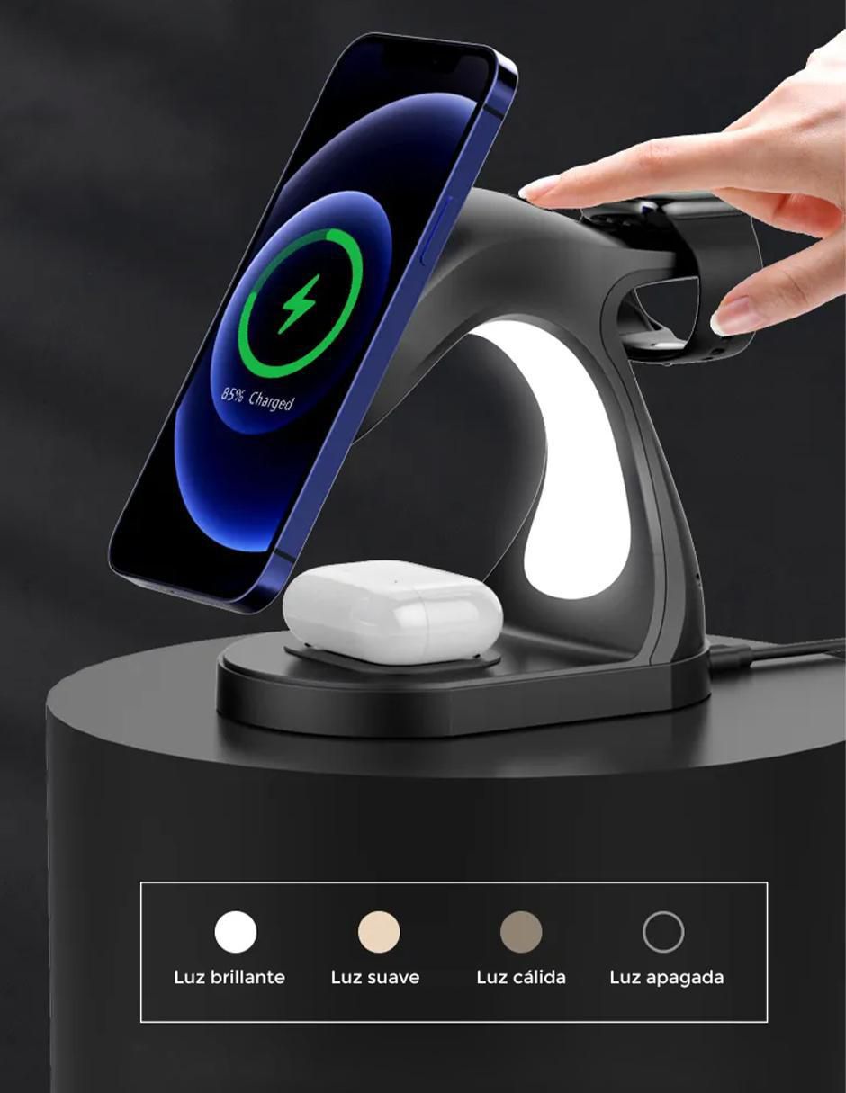 Estación de carga de 15 W USB tipo C 4
