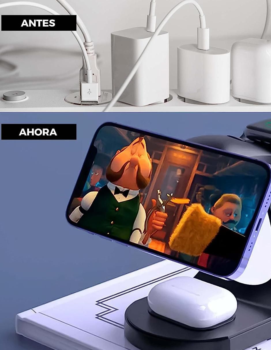Estación de carga de 15 W USB tipo C 7