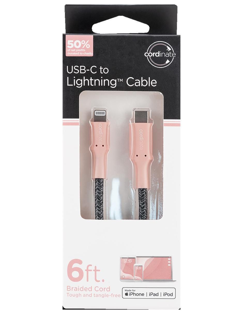Cable lightning a tipo USB C de 1.8 m Cable lightning a tipo USB C de 1.8 m