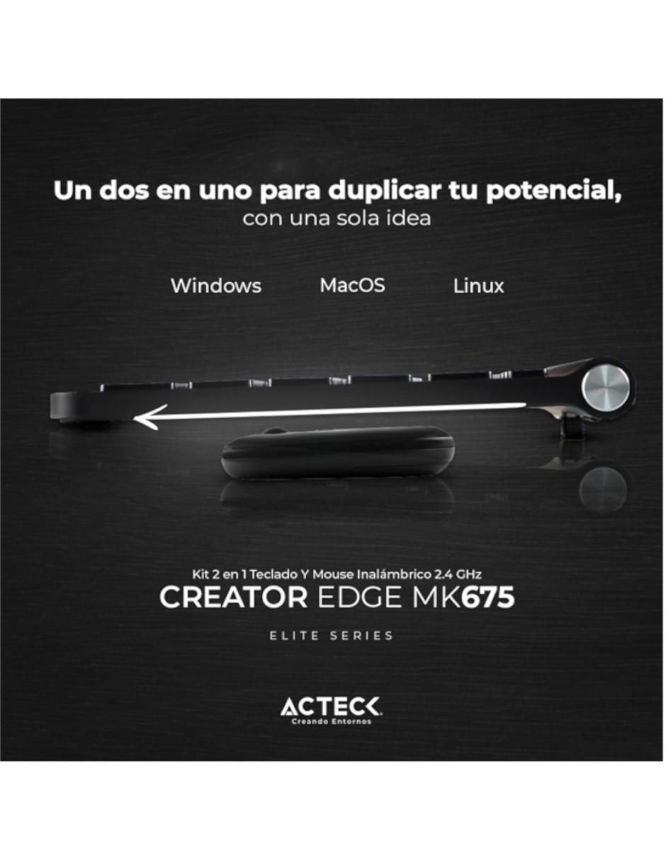 Mouse y teclado Creator Inspire Edge MK675 3