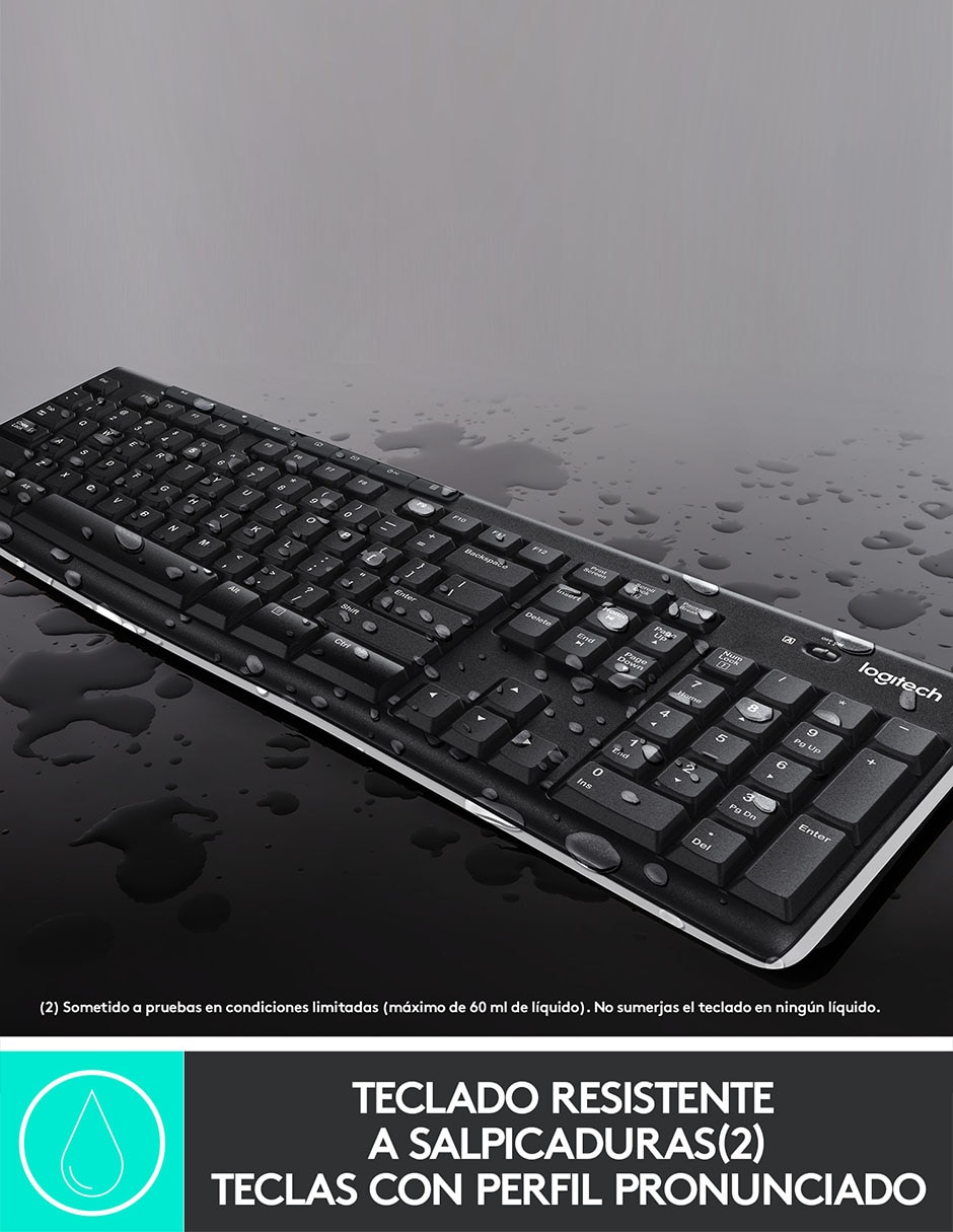 Mouse y teclado MK270 3