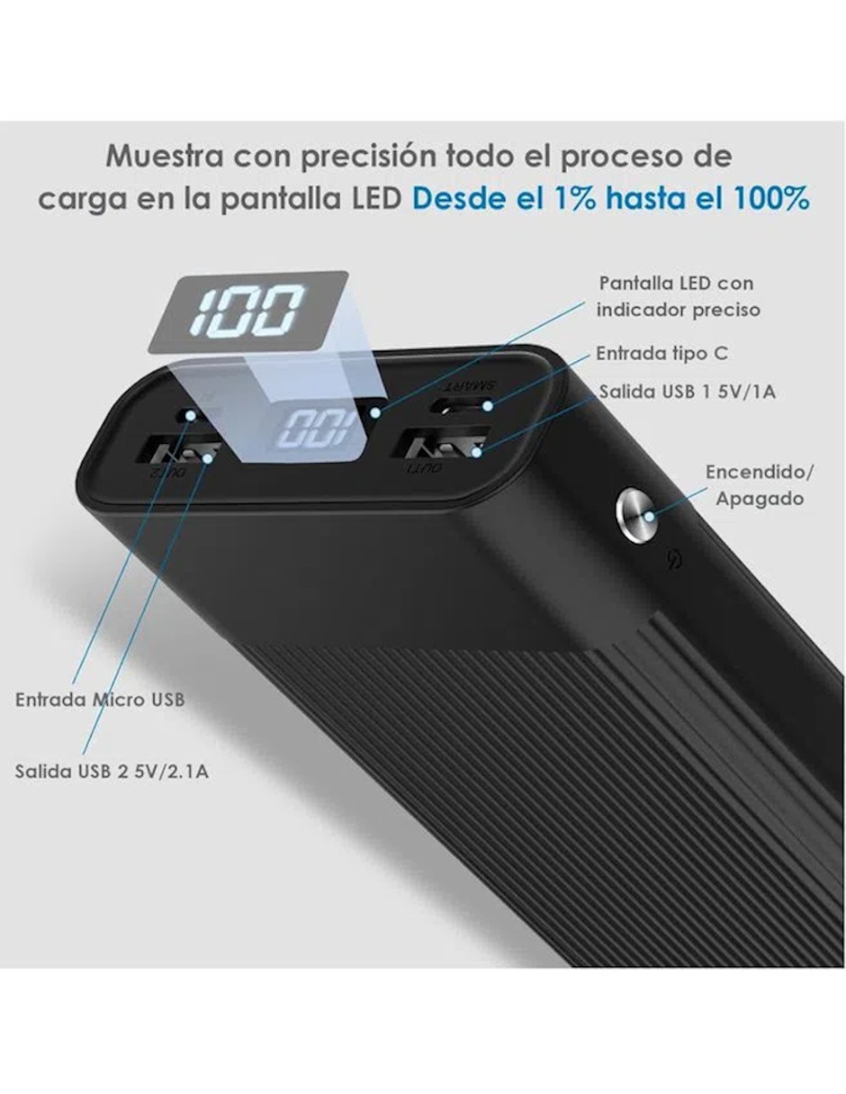 Batería portátil 20000 mAh GAR117-N 3