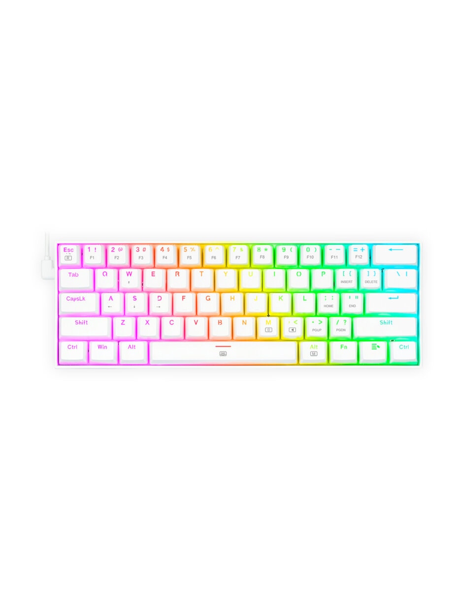 Teclado gamer conexión inalámbrica K630W-RGB-BLUE Teclado gamer conexión inalámbrica K630W-RGB-BLUE