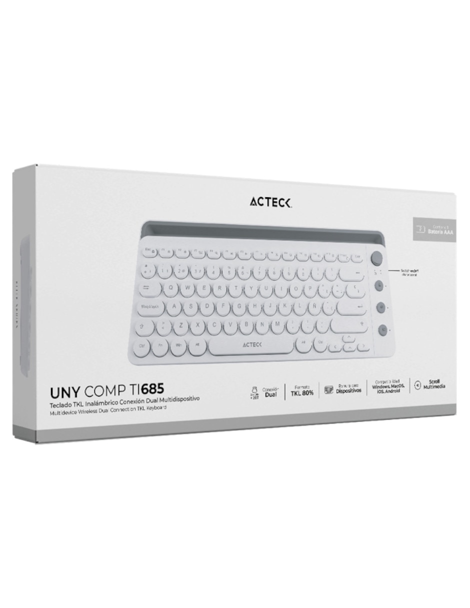 Teclado conexión inalámbrica AC-934190 5