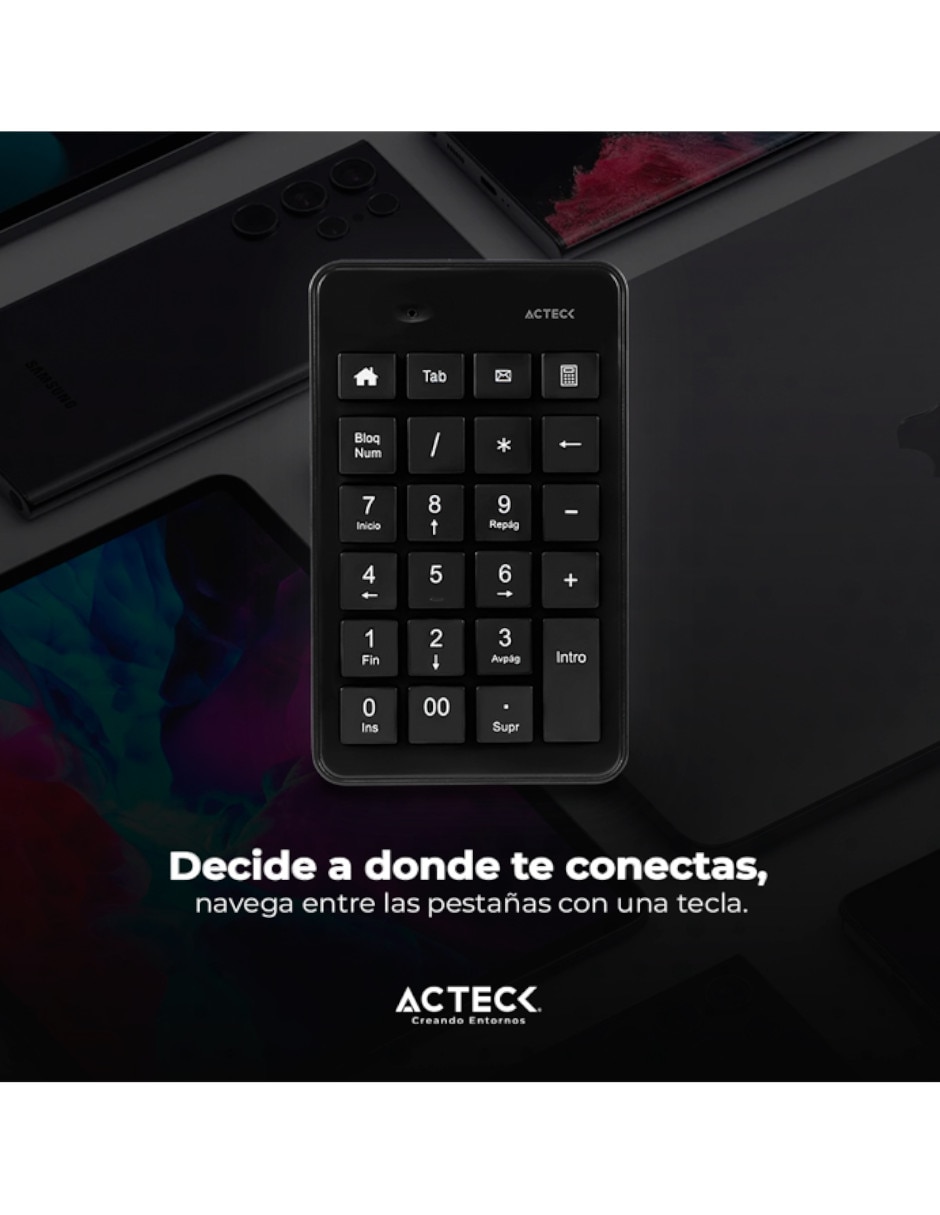 Teclado conexión inalámbrica AC-934176 5