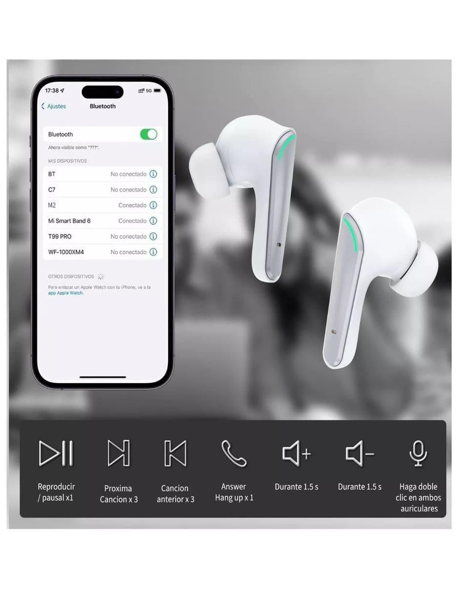 Audífonos In-Ear inalámbricos con cancelación de ruido 3