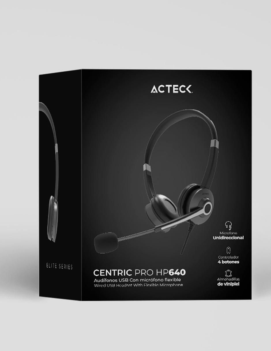 Audífonos On-Ear Centric Pro Hp640 alámbricos con cancelación de ruido 5