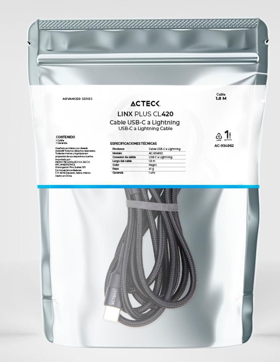 Cable lightning a tipo USB C de 1.8 m 5