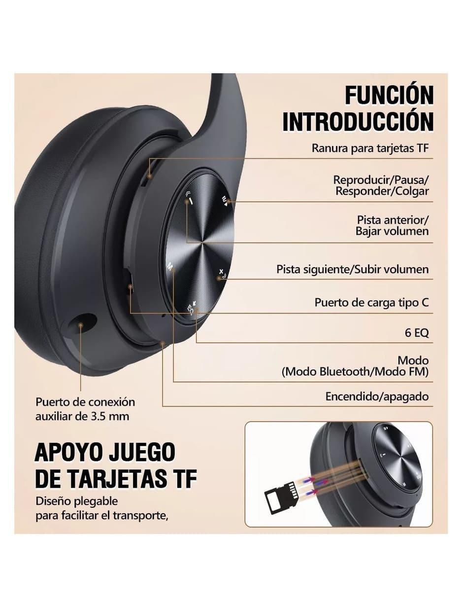 Audífonos Over-Ear inalámbricos con cancelación de ruido 2