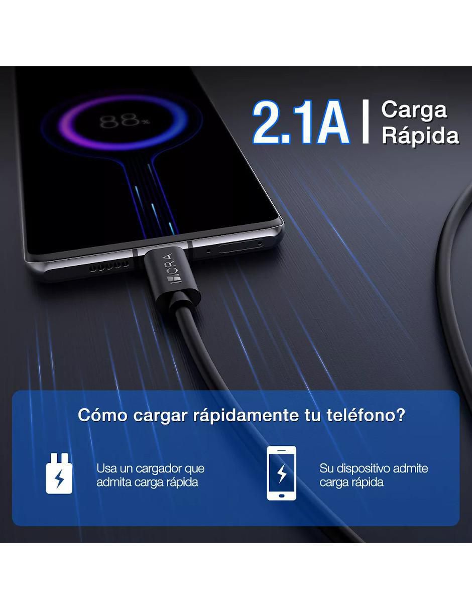 Cable USB C a tipo USB A de 2 m 2