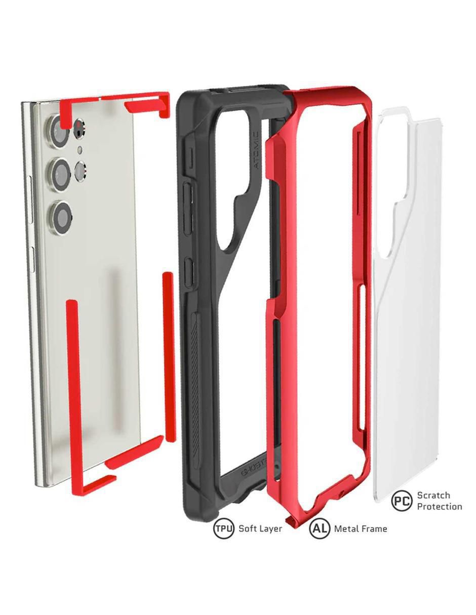 "funda para" samsung atomic "de" policarbonato y aluminio