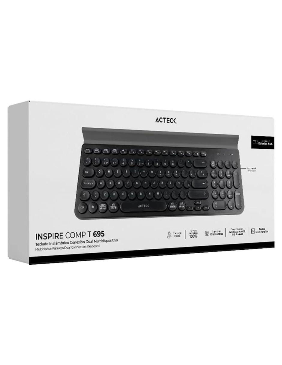 Teclado inalámbrica acteck inspire comp ti695