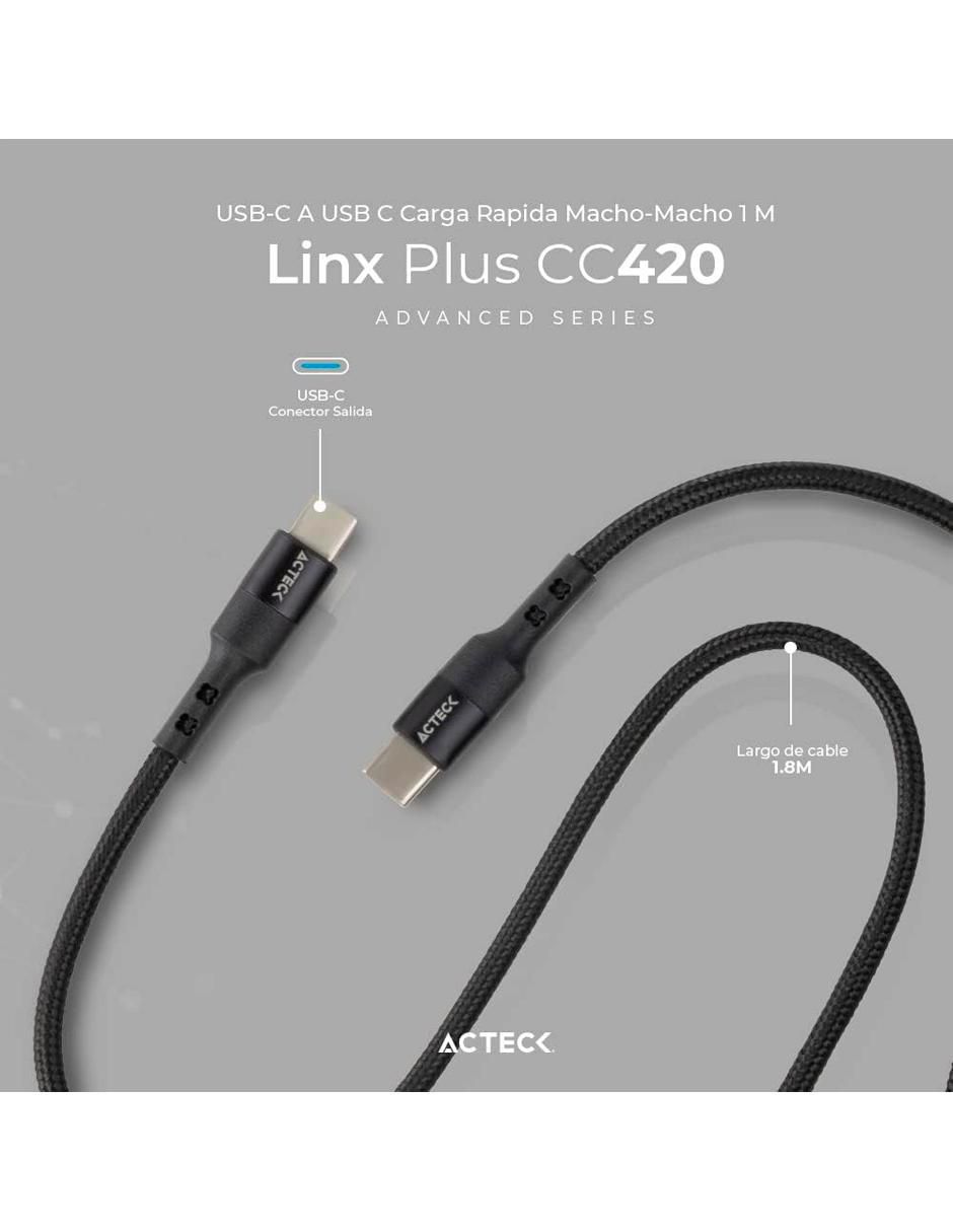 Cable USB C de 1.8 m 2